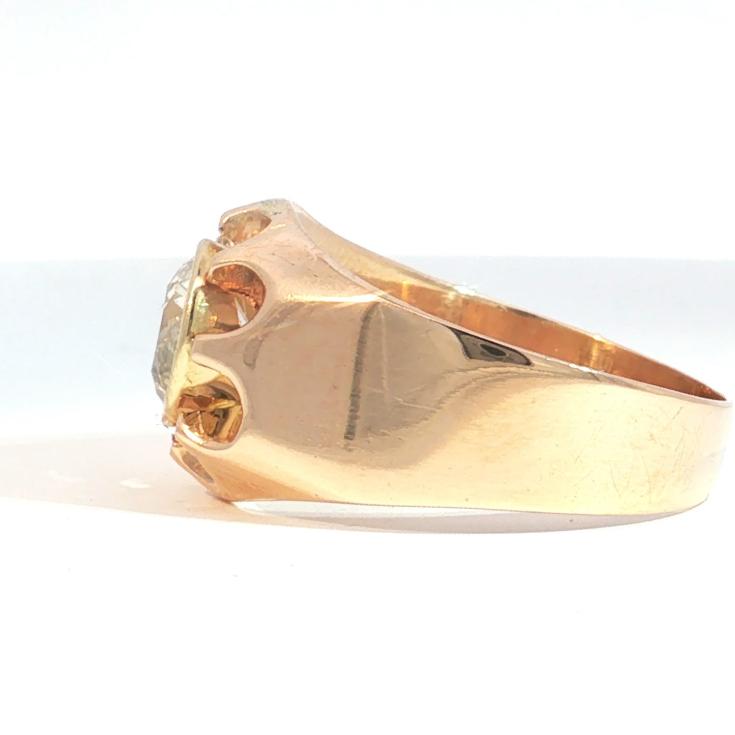 Salt and Pepper Signet Ring