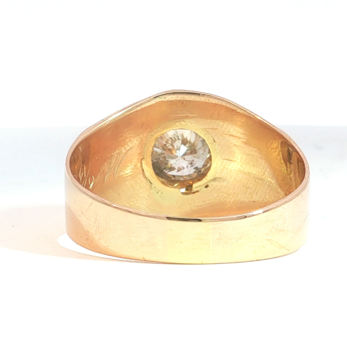 Salt and Pepper Signet Ring